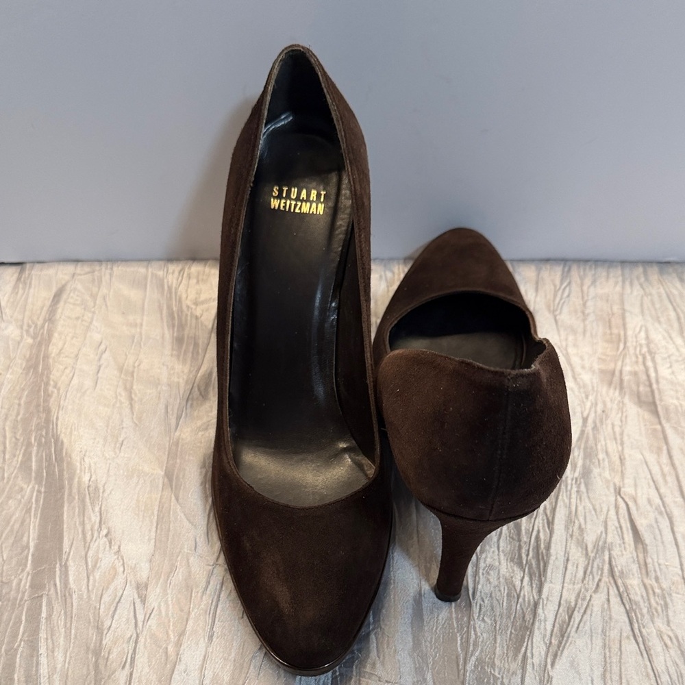 Stuart Weitzman Dark Brown Heels